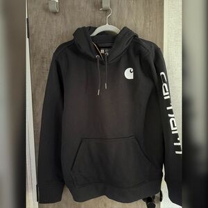 Carhartt Black Hoodie with Logo